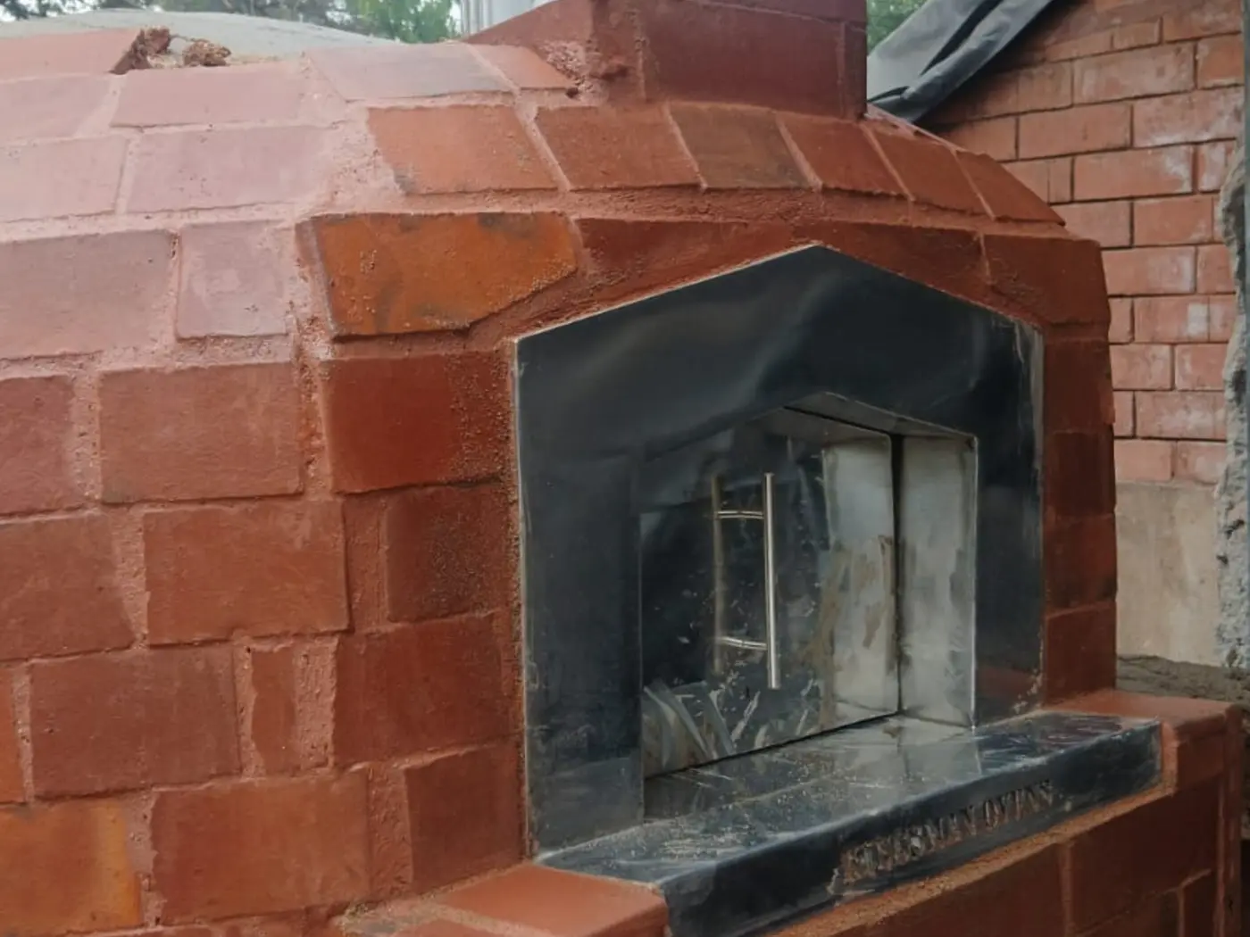 Barrel Vault Oven 110 — wood-fired brick oven built by Brillian